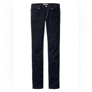 Black velvet slim fit pants Ines de la Fressange